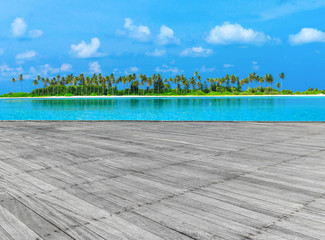 beach with  Maldives