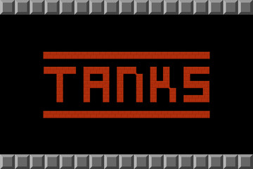 Tanks Arcade Game Screen Background