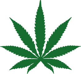 Marijuana leaf icon