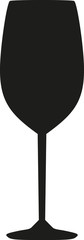 Wine glass silhouette