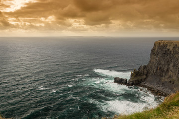 Famous Scenic Cliffs Of Moher, WildAtlanticWay, County Clare, Ir
