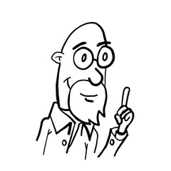Professor icon. Professor icon vector.