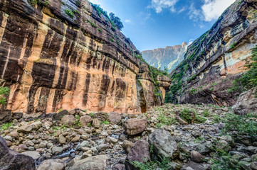 Tugela-Schlucht, Drakensberge, KwaZulu Natal, Südafrika