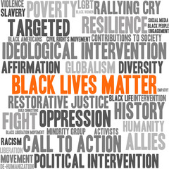 Black Lives Matter Word Cloud