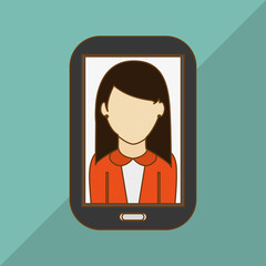 Social media design, vector illustration