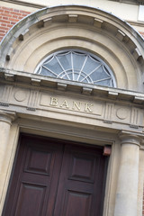 Fototapeta na wymiar Bank Entrance