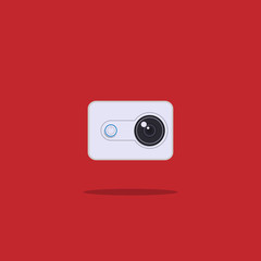 action camera flat icon