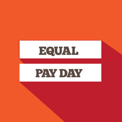 
Equal pay day design.