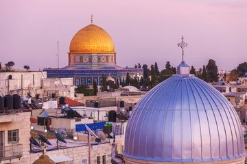 Foto op Canvas Jerusalem Old City, Israel © Rostislav Ageev