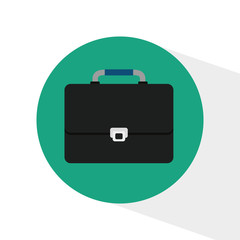 suitcase icon design, vector illustration