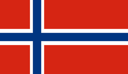 Norway Flag﻿ - obrazy, fototapety, plakaty