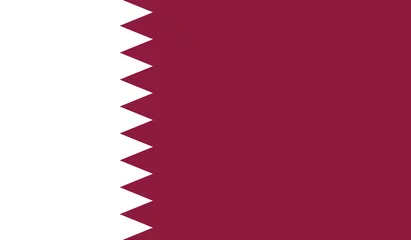 Fotobehang Qatar Flag © G7 Stock