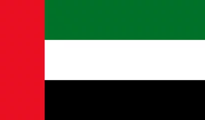 Foto op Plexiglas United Arab Emirates Flag © G7 Stock