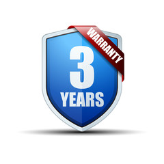 3 years warranty
