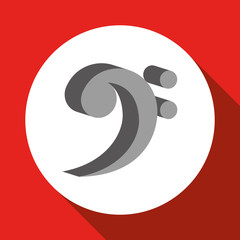 music note design , vector illustration