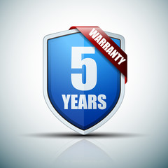 5 years warranty shield