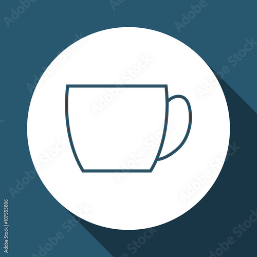 "coffee mug design , vector illustration" Stock image and royalty-free