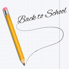 back to school vector illustration