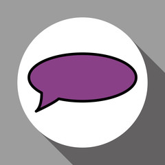 Communication bubble design , vector illustration