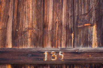 Wood Texture Background with number