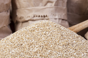 Montaña de salud quinoa