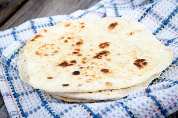 Homemade Naan Flatbread