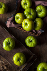 Raw Organic Green Tomatoes
