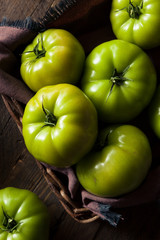 Raw Organic Green Tomatoes