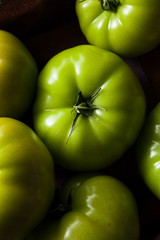 Raw Organic Green Tomatoes