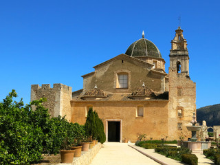 Fototapeta premium Monasterio de Santa María de la Valldigna, Simat (Valencia)