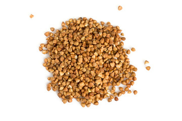 buckwheat isolated on white
