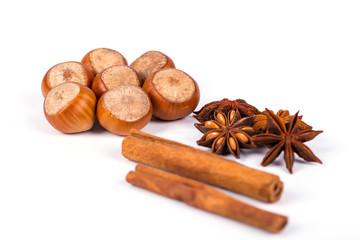 hazelnuts photo illustration