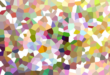 Colourful crystallize abstract background in pastel colour tone
