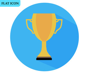 Trophy Cup Flat Icon