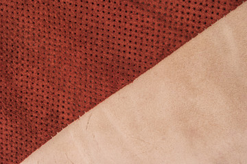 Leather texture closeup