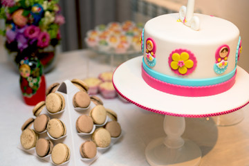 Marzipan cake and other cookies