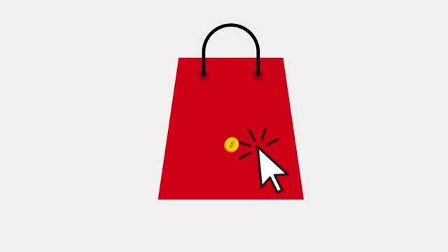 Shopping icon design, Video Animation