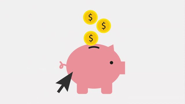 savings money design, Video Animation