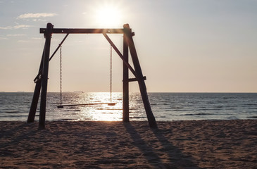 swing on the beach