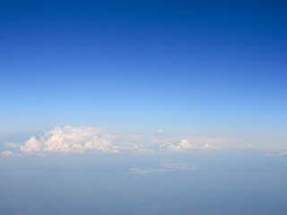 Background of the beautiful blue sky and clouds
