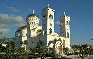 Fototapeta na wymiar Saint Vladimir Church in Bar, Montenegro
