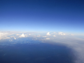 Background of the beautiful blue sky and clouds
