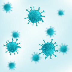 Virus or bacteria background