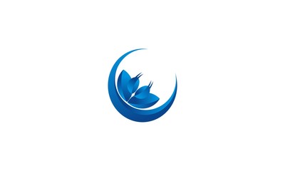 blue leaf logo