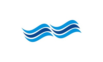 blue sea waves logo