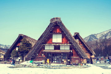 Fototapeta na wymiar cottage in japan