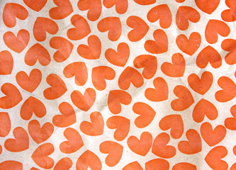 Heart background old Vintage paper