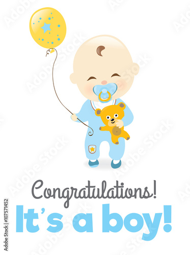 "It’s a boy!" Stock image and royalty-free vector files on Fotolia.com