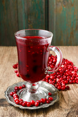 Mulled wine - a beverage made with red wine