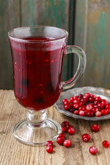 Mulled wine - a beverage made with red wine